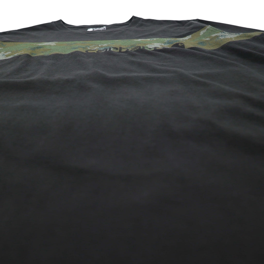 carhartt リラックスフィット Tシャツ XL ブラック カモフラ ライン RELAXED FIT 105205 グアテマラ製