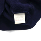 CHEMISE LACOSTE 80s Made in Japan V-neck knit sweater, size S, navy, one-point logo