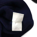 CHEMISE LACOSTE 80s Made in Japan V-neck knit sweater, size S, navy, one-point logo