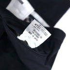 Aquasqutum Tuck Slacks Pants M Navy Cotton Made in Japan