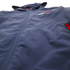 TOMMY JEANS パデッド ジップアップジャケット マウンテンパーカー S ネイビー 中綿 DM0DM07120