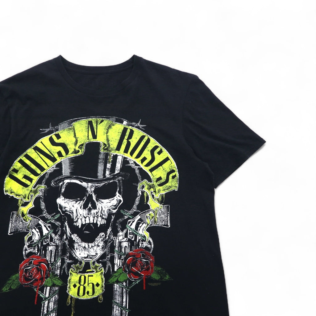 GUNS N' ROSES Rock Band T-Shirt, Size M, Black, Cotton