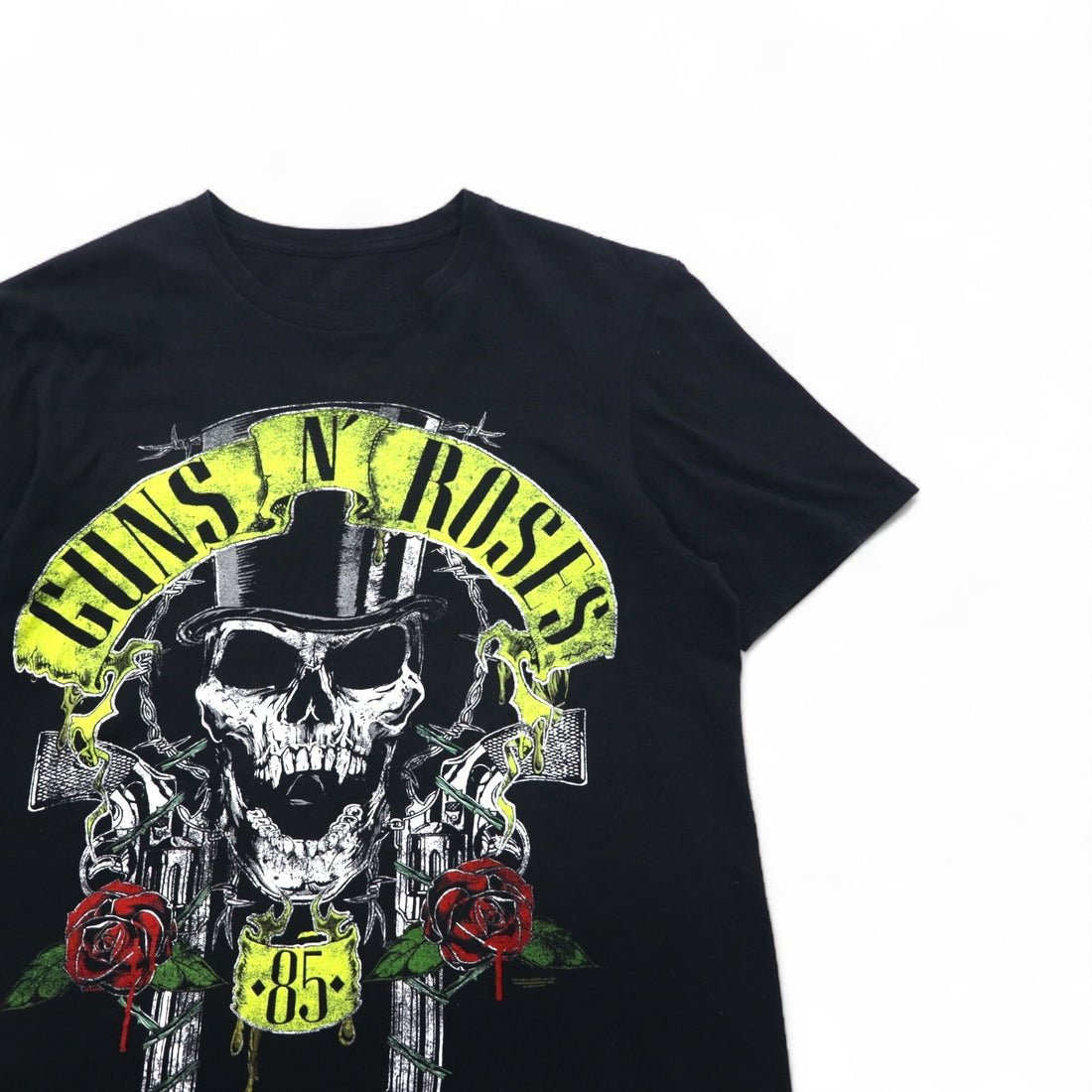 GUNS N' ROSES Rock Band T-Shirt, Size M, Black, Cotton