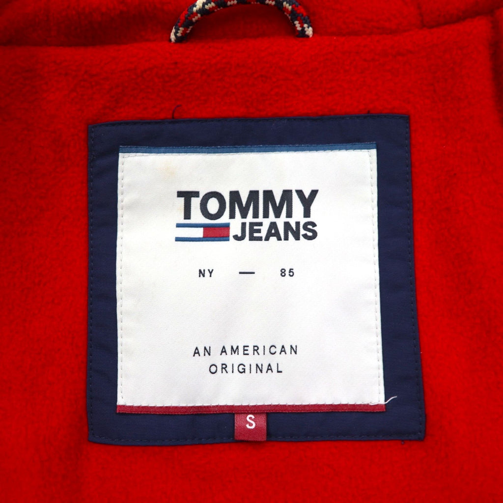 TOMMY JEANS パデッド ジップアップジャケット マウンテンパーカー S ネイビー 中綿 DM0DM07120