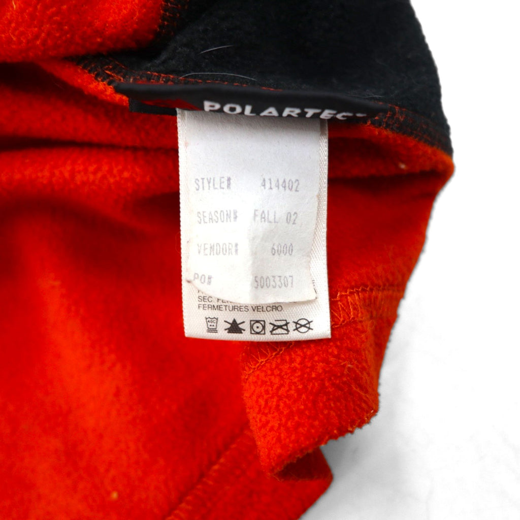 THE NORTH FACE ポーラテック POLARTEC ハーフジップ フリースジャケット M オレンジ カナダ製