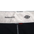 Dickies リラックスフィット RELAXED FIT T/Cツイル ショート ワークパンツ ハーフパンツ XL ブラック WR852