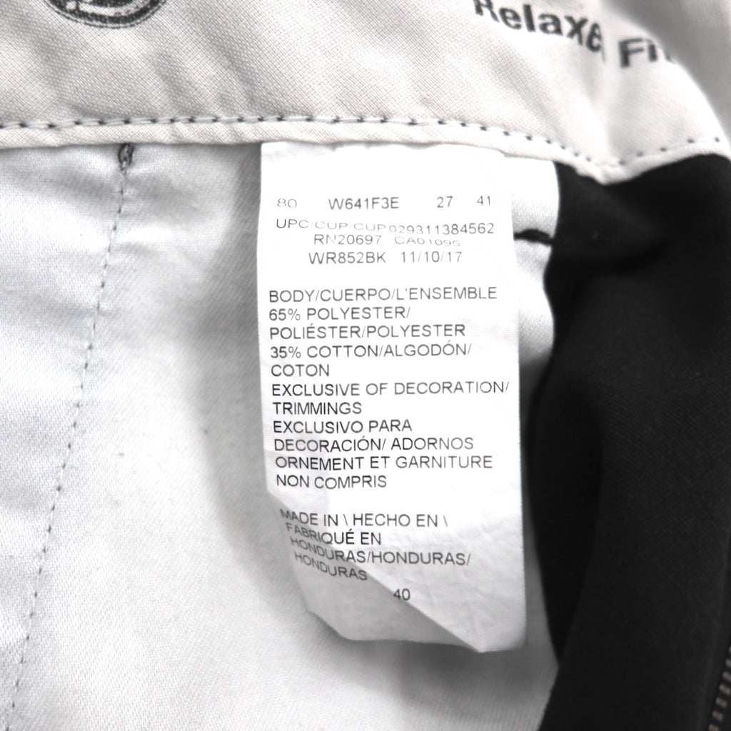 Dickies リラックスフィット RELAXED FIT T/Cツイル ショート ワークパンツ ハーフパンツ XL ブラック WR852