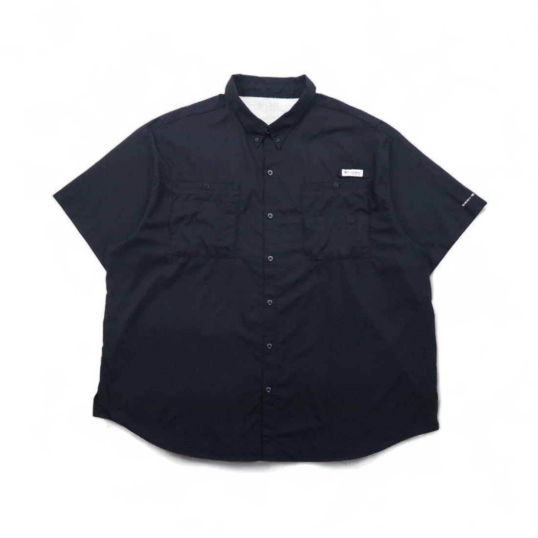 Columbia PFG Tamiami II Button-Down Fishing Shirt, Size 2XL, Black, OMNI-SHADE, FS7266