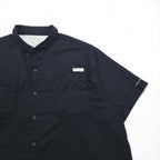 Columbia PFG Tamiami II Button-Down Fishing Shirt, Size 2XL, Black, OMNI-SHADE, FS7266