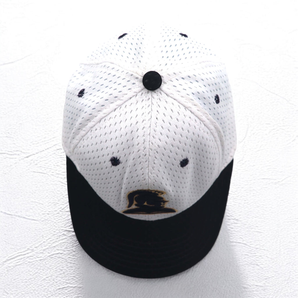 90s USA Made Pro-Line Bicolor Baseball Cap ONE White Mesh