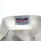 90s USA Made Pro-Line Bicolor Baseball Cap ONE White Mesh