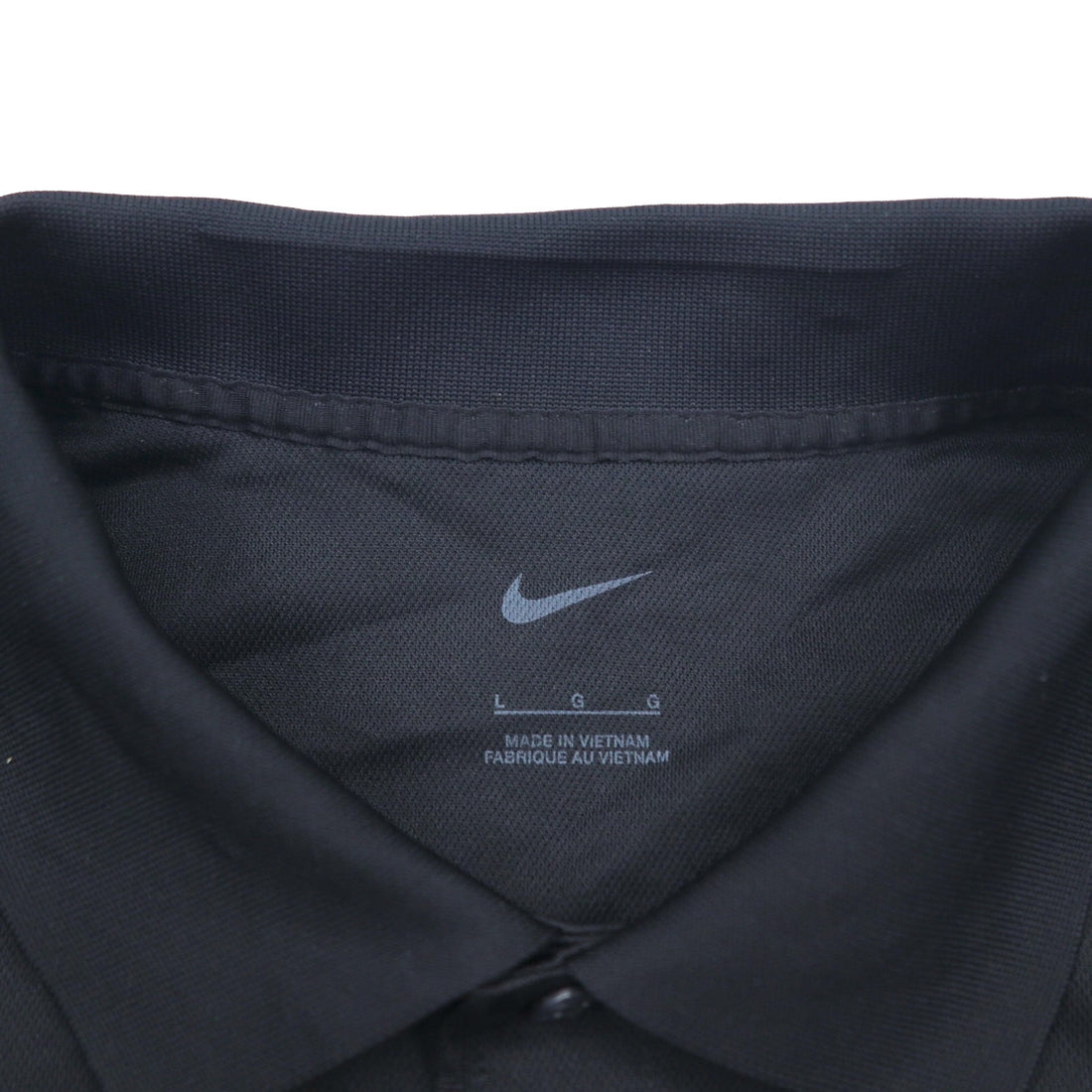 NIKE Tech Basic Dri-FIT Polo Shirt L Black Tech Basic Dri-FIT Polo 203690-010 Unused