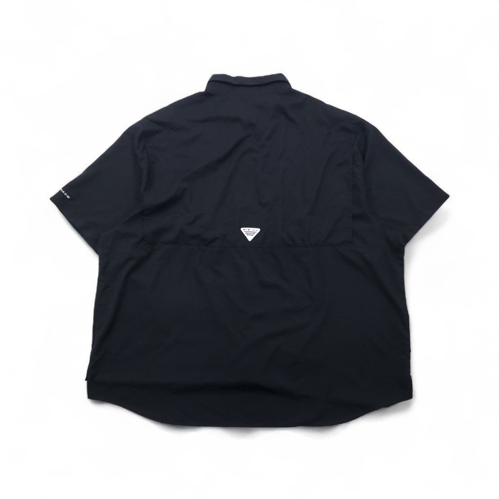 Columbia PFG Tamiami II Button-Down Fishing Shirt, Size 2XL, Black, OMNI-SHADE, FS7266