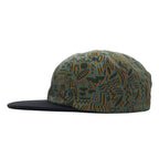 THE NORTH FACE Baseball Cap Snapback ONE Khaki Polyester All-over Pattern Logo NF0A2T6D