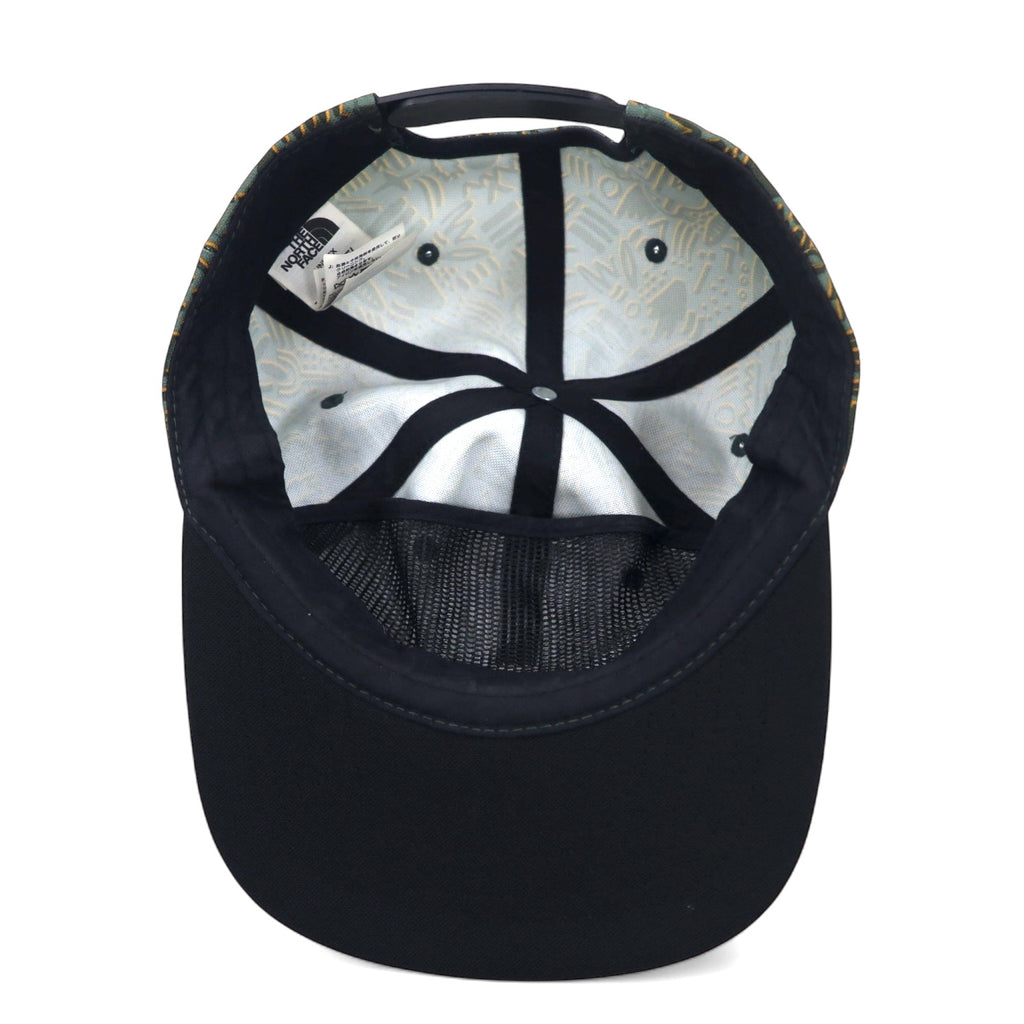 THE NORTH FACE Baseball Cap Snapback ONE Khaki Polyester All-over Pattern Logo NF0A2T6D