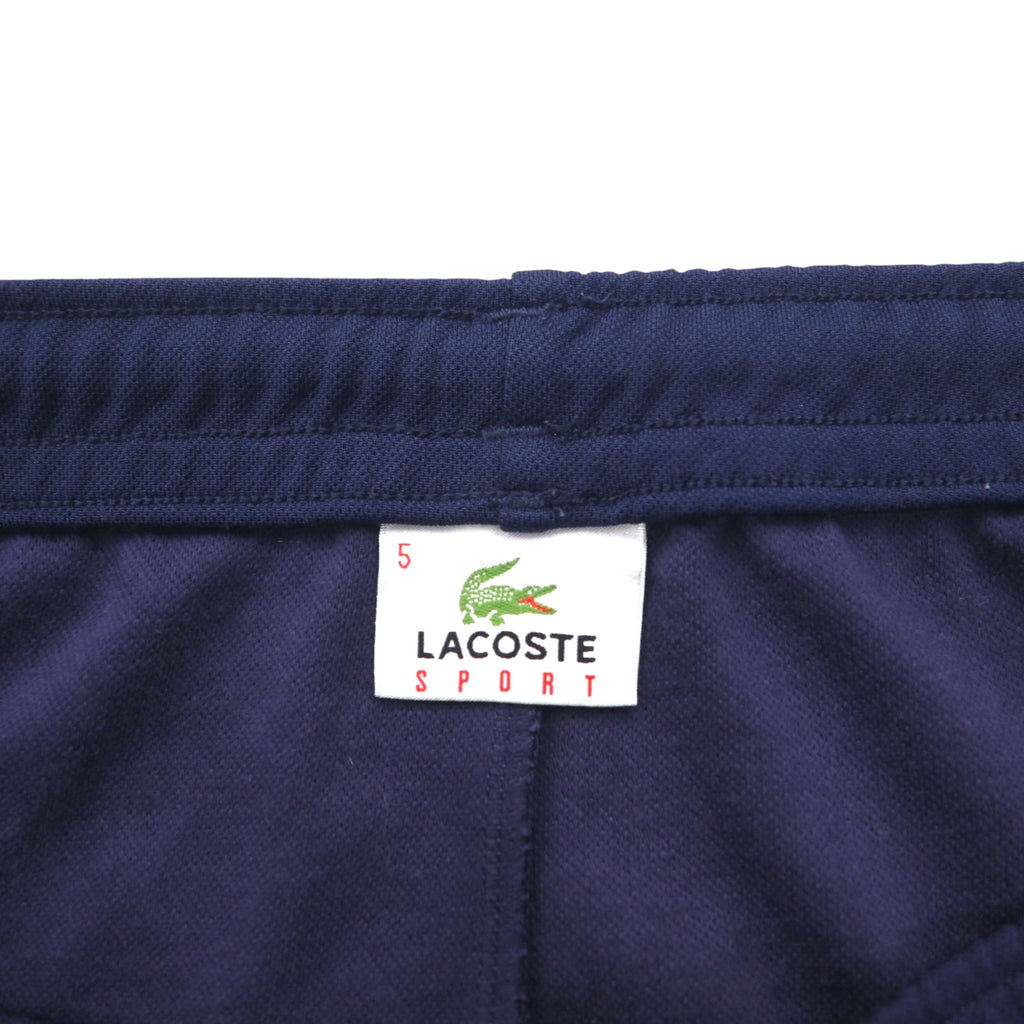 LACOSTE SPORT 90年代 サイドライン イージー ショートパンツ ハーフパンツ ジャージ L ネイビー H1891