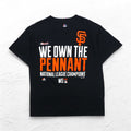 majestic Baseball Print T-Shirt L Black MLB San Francisco Giants Made in Nicaragua