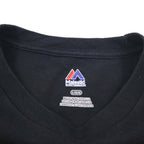 majestic Baseball Print T-Shirt L Black MLB San Francisco Giants Made in Nicaragua