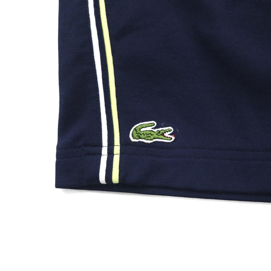 LACOSTE SPORT 90年代 サイドライン イージー ショートパンツ ハーフパンツ ジャージ L ネイビー H1891