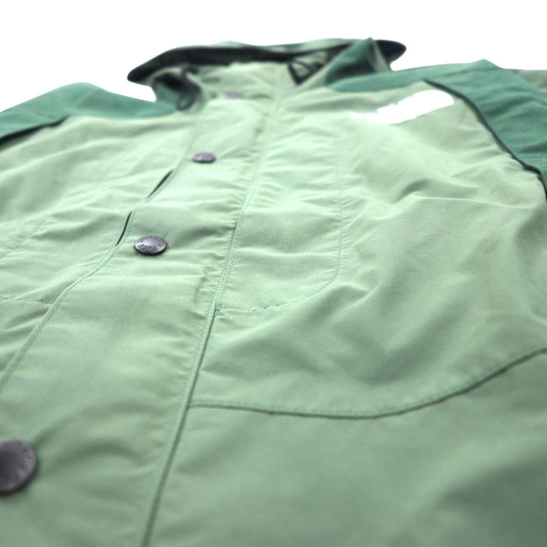 THE NORTH FACE GORE-TEX Mountain Parka M Khaki Nylon Waterproof Zip-in-Zip Double Zipper International Standard
