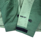THE NORTH FACE GORE-TEX Mountain Parka M Khaki Nylon Waterproof Zip-in-Zip Double Zipper International Standard