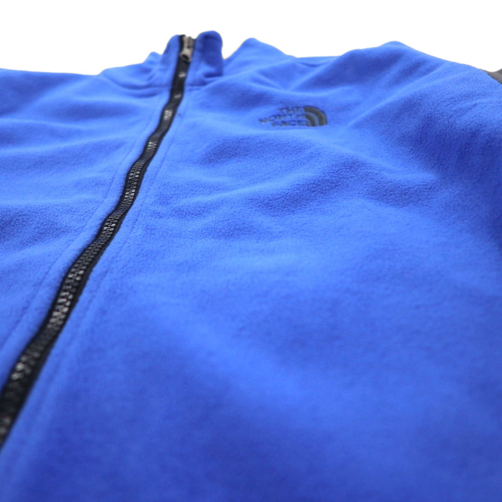 THE NORTH FACE Summit Series Fleece Jacket, Medium, Blue, Drawcord, TNF-538-RG