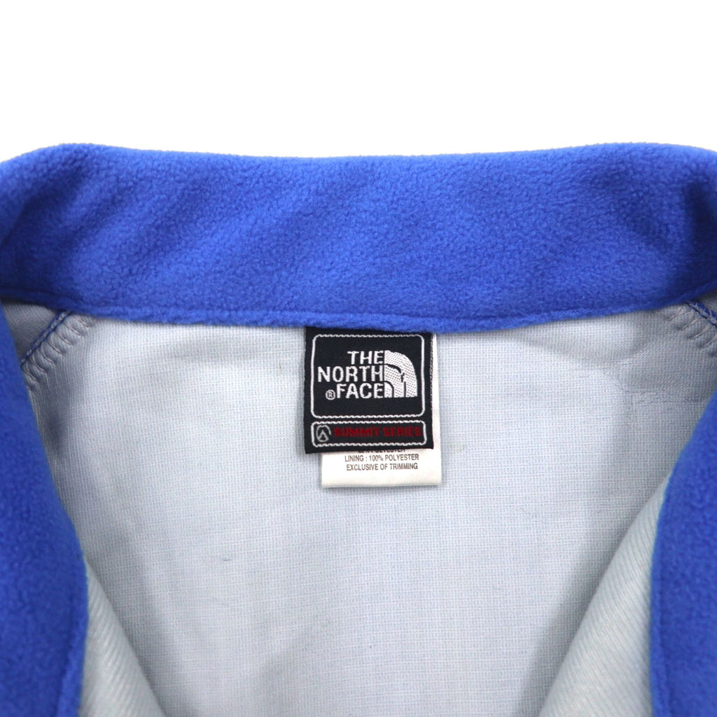 THE NORTH FACE Summit Series Fleece Jacket, Medium, Blue, Drawcord, TNF-538-RG