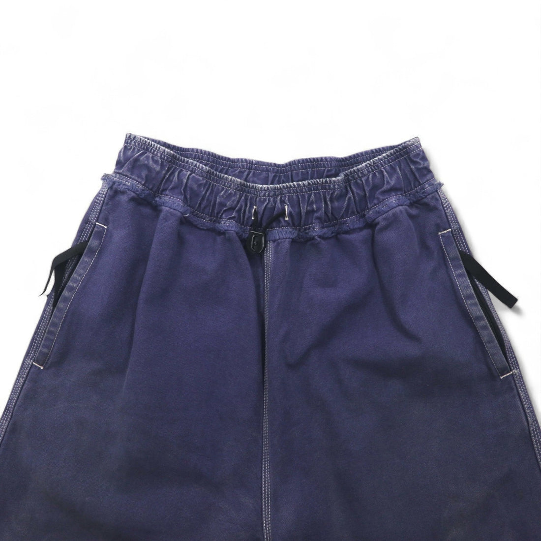 KAPITAL Repairman Track Pants, 12.5oz Broken Denim East, Flight Pants, Navy, Size L