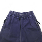 KAPITAL Repairman Track Pants, 12.5oz Broken Denim East, Flight Pants, Navy, Size L