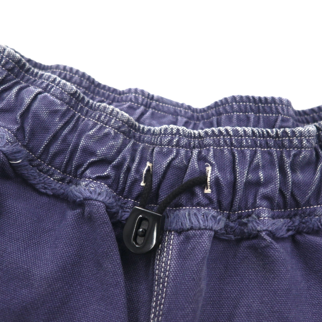 KAPITAL Repairman Track Pants, 12.5oz Broken Denim East, Flight Pants, Navy, Size L