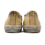 ALEXANDER McQUEEN Vintage Distressed Skull Medallion Shoes Leather Sneakers 27cm Beige Leather Skull 7879