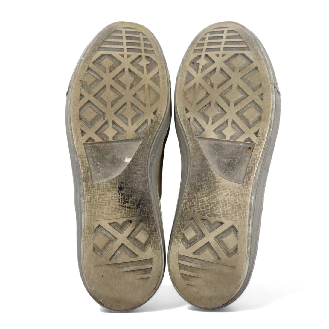 ALEXANDER McQUEEN Vintage Distressed Skull Medallion Shoes Leather Sneakers 27cm Beige Leather Skull 7879