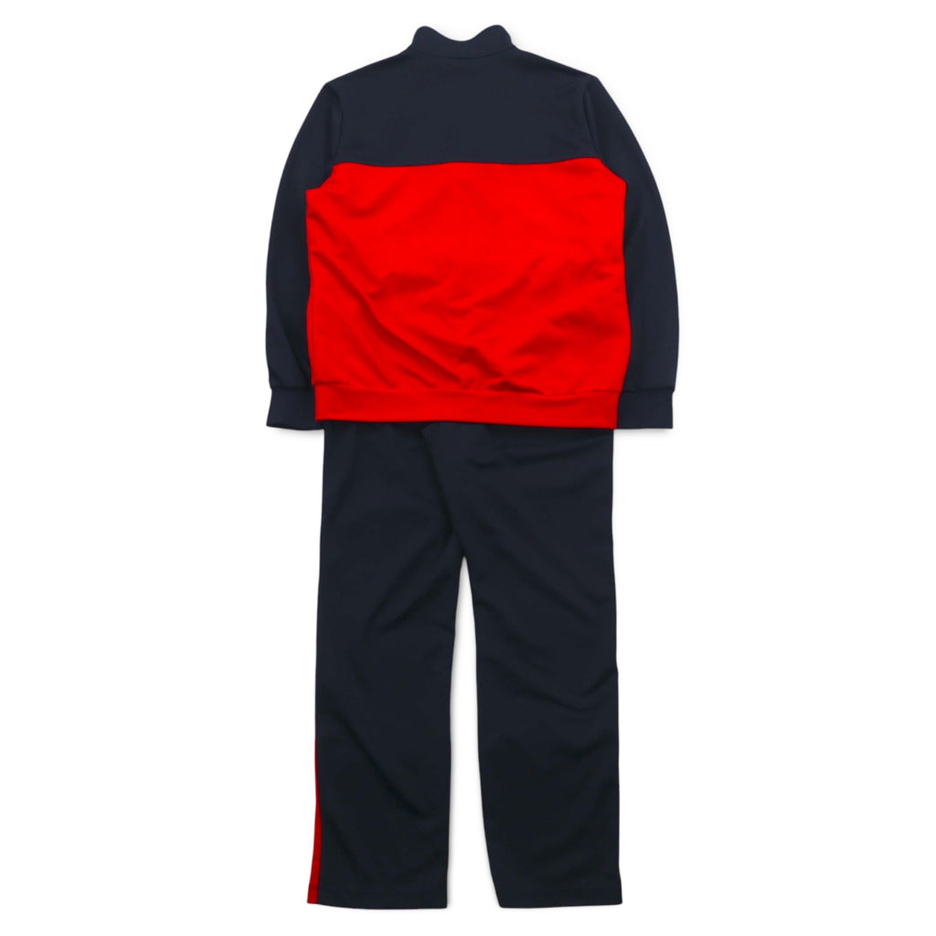 FILA トラックジャケット ジャージ セットアップ L ネイビー レッド ポリエステル