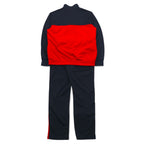 FILA トラックジャケット ジャージ セットアップ L ネイビー レッド ポリエステル