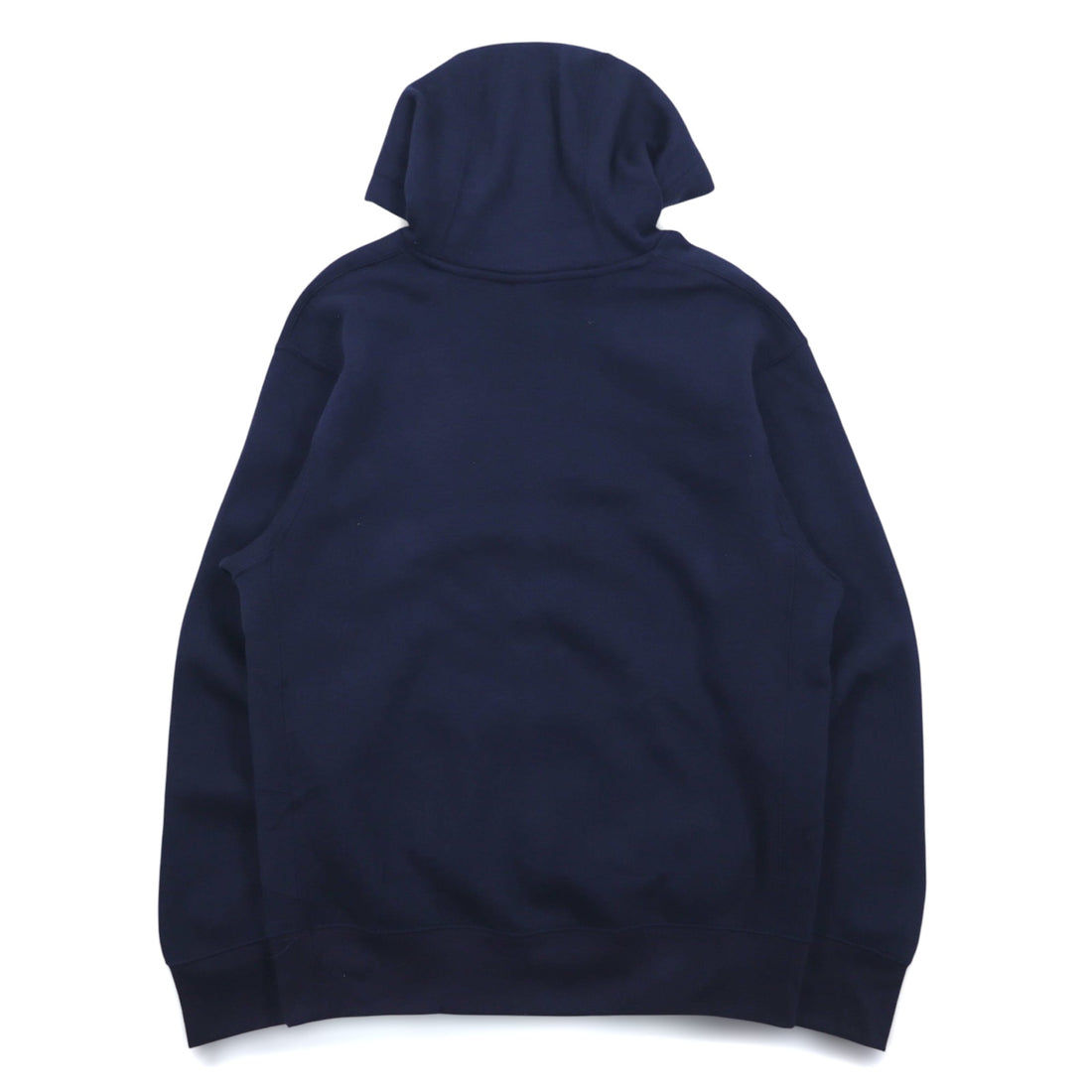 NIKE スウォッシュロゴ プリント プルオーバーパーカー L ネイビー NSW CLUB HOODIE BV2973-410 パキスタン製 未使用品
