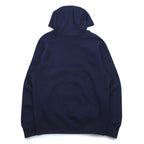 NIKE スウォッシュロゴ プリント プルオーバーパーカー L ネイビー NSW CLUB HOODIE BV2973-410 パキスタン製 未使用品