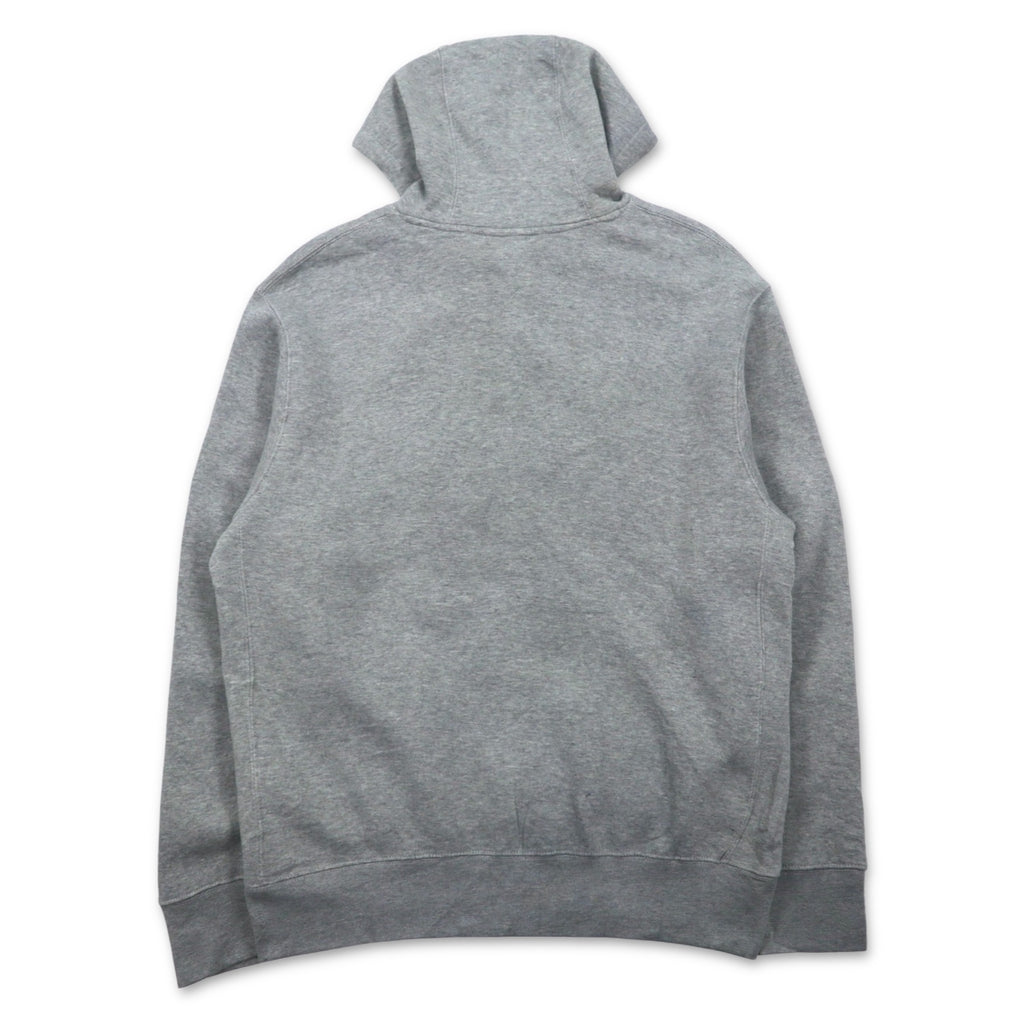NIKE Swoosh Logo Print Pullover Hoodie L Grey NSW CLUB HOODIE BV2973-063 Made in Pakistan Unused