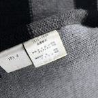 Castelbajac sport Made in Italy 90s Different material switching Full zip vest M Black Character embroidery