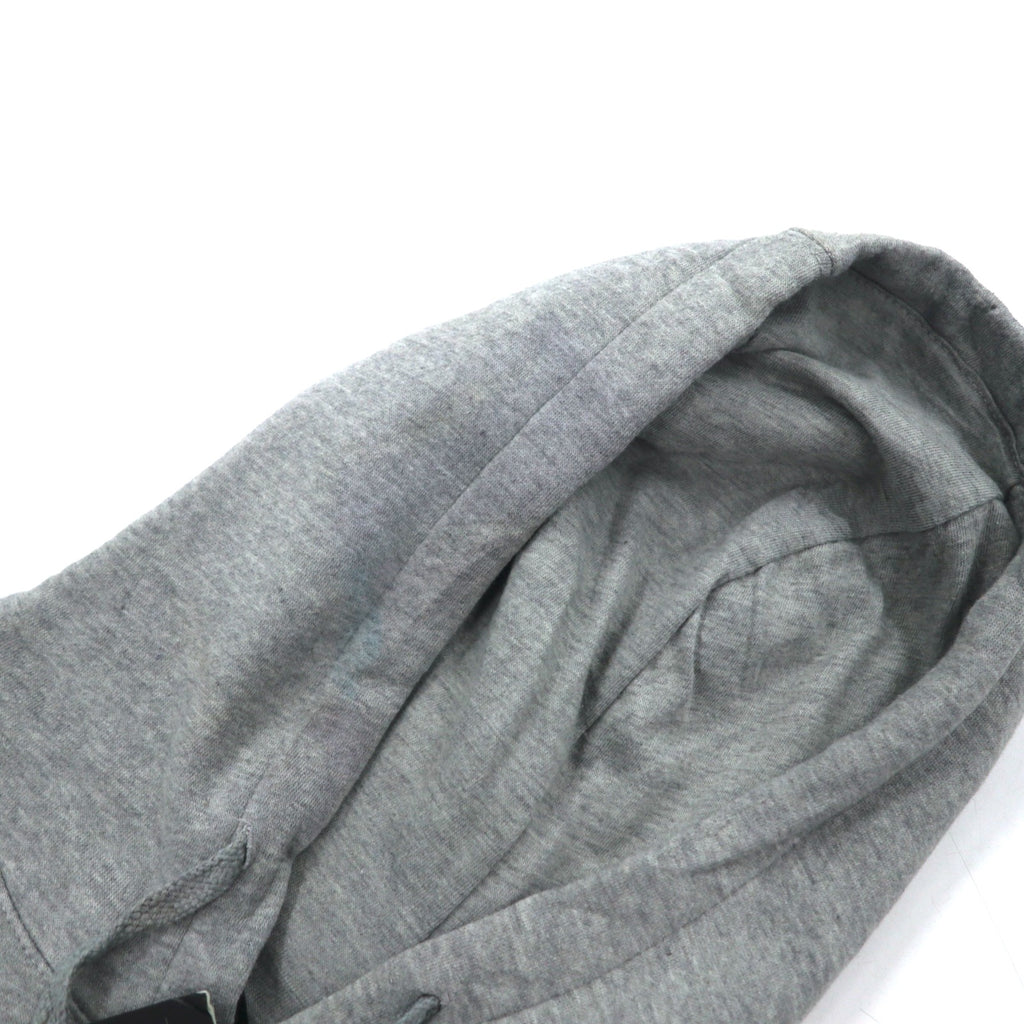 NIKE Swoosh Logo Print Pullover Hoodie L Grey NSW CLUB HOODIE BV2973-063 Made in Pakistan Unused