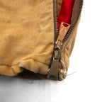 carhartt 70年代 USA製 ダック パデット オールインワン つなぎ L キャメル キルティングライナー GRIPPER ZIPPER 996QZ
