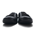 GUCCI Made in Italy German Trainer Leather Sneakers 26.5cm Black Suede 317052