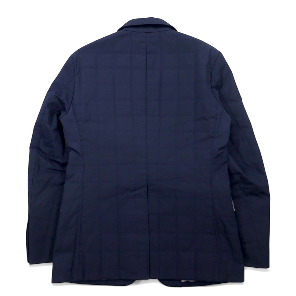 DESIGNWORKS D-LINE 2B Quilted Tailored Jacket 46 Navy Polyester Made in Japan