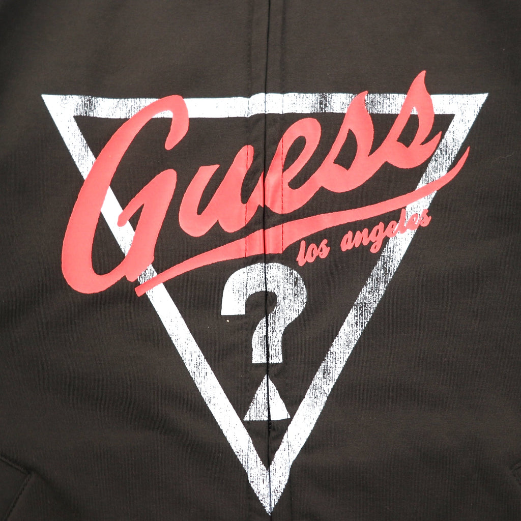 GUESS ORIGINALS Track Jacket Jersey M Black Side Line Logo Print