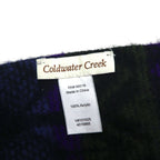 Coldwater Creek ネイティブ柄 フリンジ マフラー アクリル 幾何学 マルチカラー 総柄