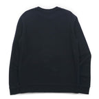 GUESS Triangle Logo Print Sweatshirt L Black Cotton