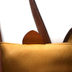 CELINE Made in Italy Old Macadam Tote Bag Beige Logo All-over Print Riri Zip M06