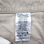 Carhartt Canvas Utility Work Shorts, duck-dyed, beige, size XL, B147, made in Mexico.