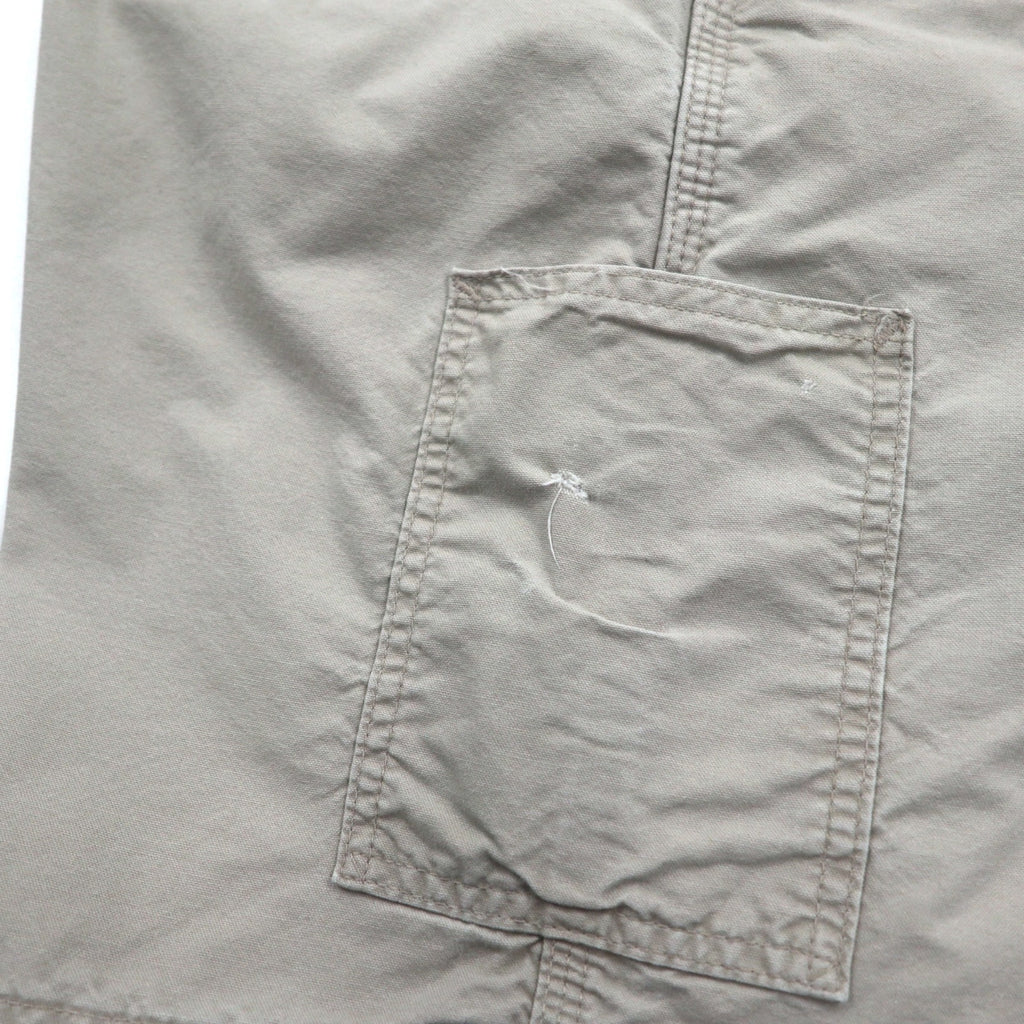 Carhartt Canvas Utility Work Shorts, duck-dyed, beige, size XL, B147, made in Mexico.