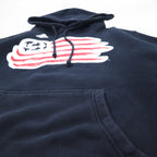 adidas Pullover Hoodie S Black Cotton Fleece Soccer