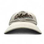 Cabela's 6 Panel Cap FREE Belt Beige Cotton Logo Embroidery